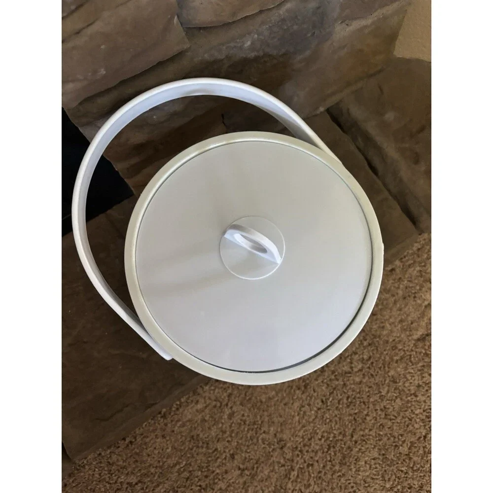 Vintage 1980’s Tropical Parrot Plastic Ice Bucket With Kid